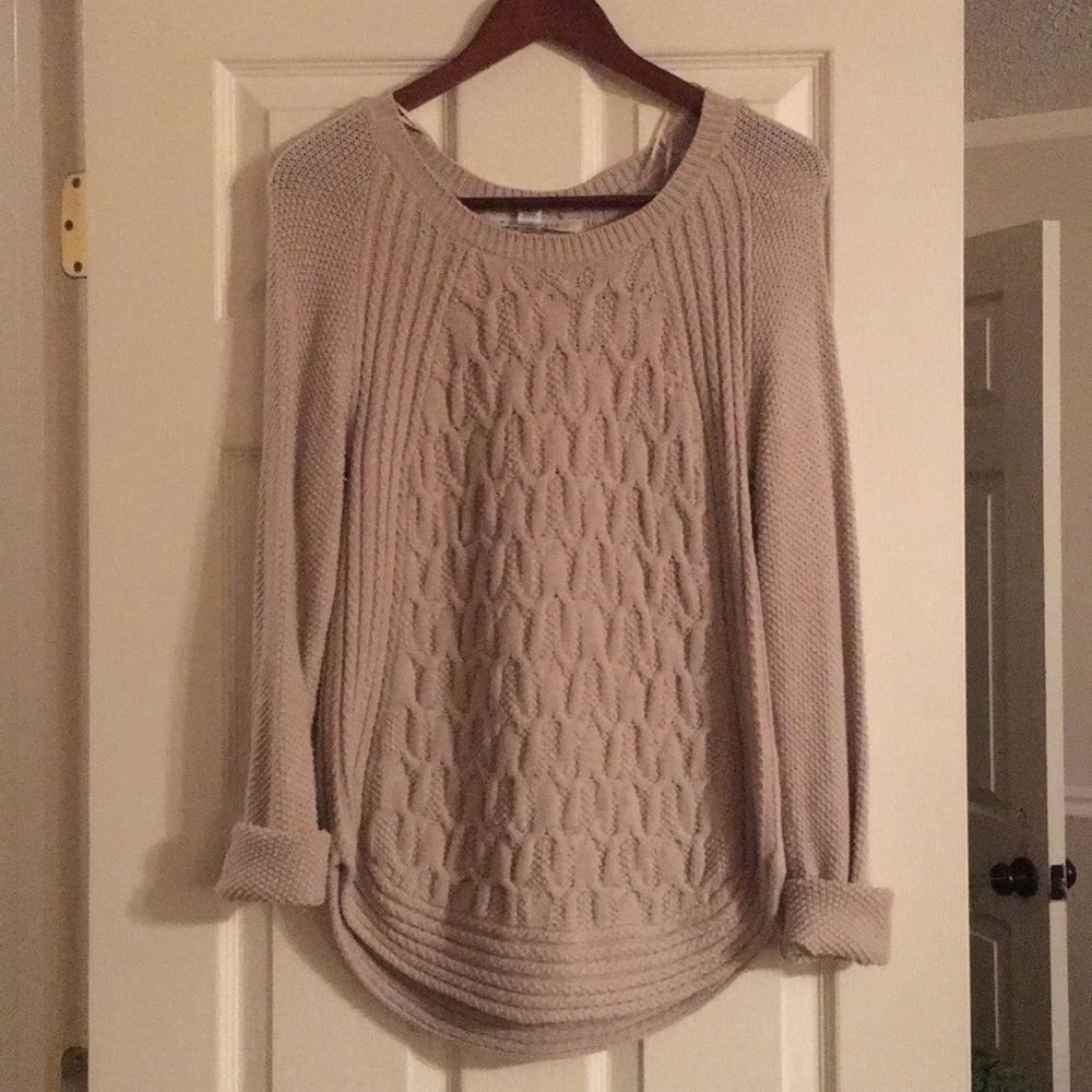 Max Studio Cream Sweater